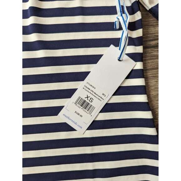 NWT Southern Tide Striped Shift Dress XS Blue White - Picture 5 of 12